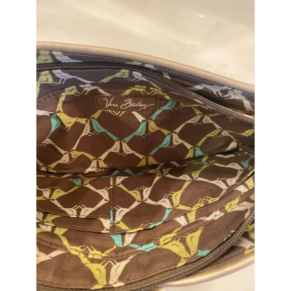 Vera‎ Bradley “Sitting in a Tree” Clutch Makeup Travel Bag Casual Designer Boho